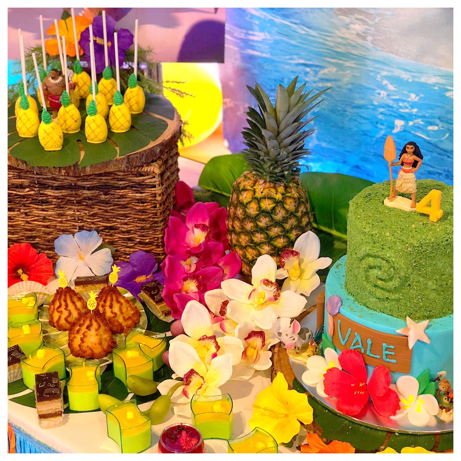 Pin By Lunamoon Events On Moana Theme- Kris | Table Decorations, Moana Theme, Decor regarding Moana Wood Storage Coffee Table, Black, 52&amp;quot; W X 26&amp;quot; D