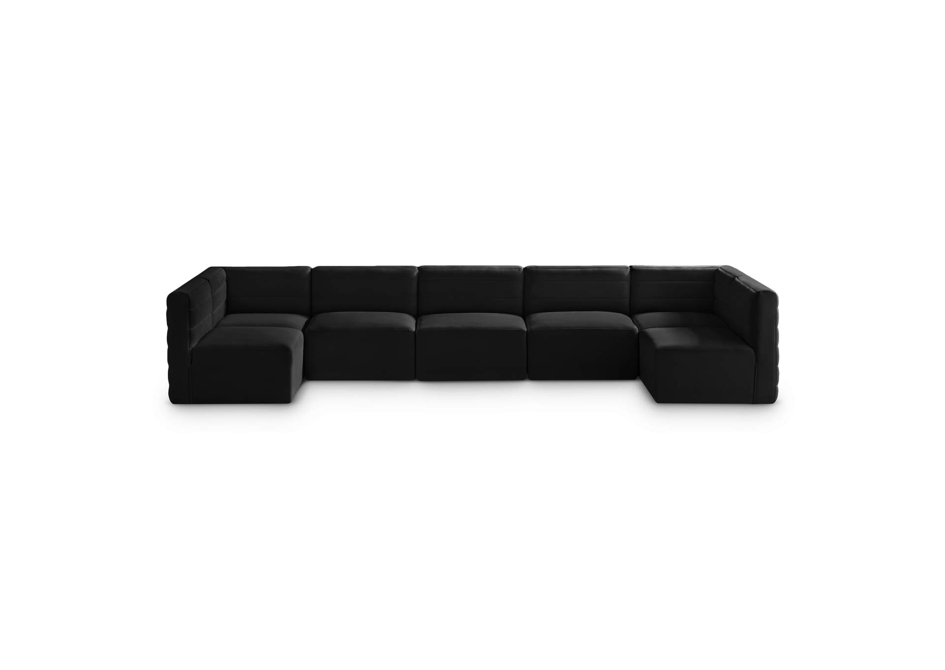 Quincy Black Velvet Modular Sectional regarding Unveiling the Arc Velvet Sectional The Art of Black Modular Comfort