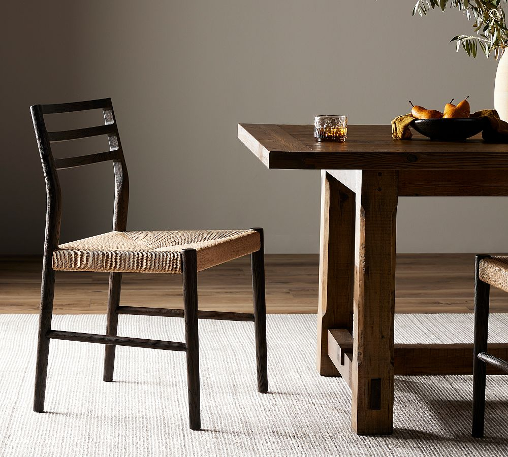 Quincy Woven Dining Chairs - Set Of 2 | Pottery Barn within Quincy Dining Chair Nordic Ivory (Set Of 2)