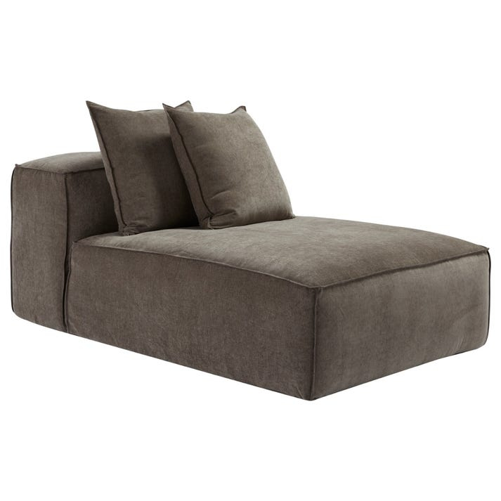 Riley Muse Mink Module Chaise By James Lane - Style Sourcebook intended for Muse 4Pc Modular Reversible Chaise Sectional