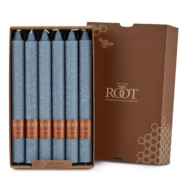 Root Candles Timberline Arista 9 In. Williamsburg Blue Unscented Taper ... with regard to The Enduring Appeal of the Timberline Arista Taper Candle for Your Home