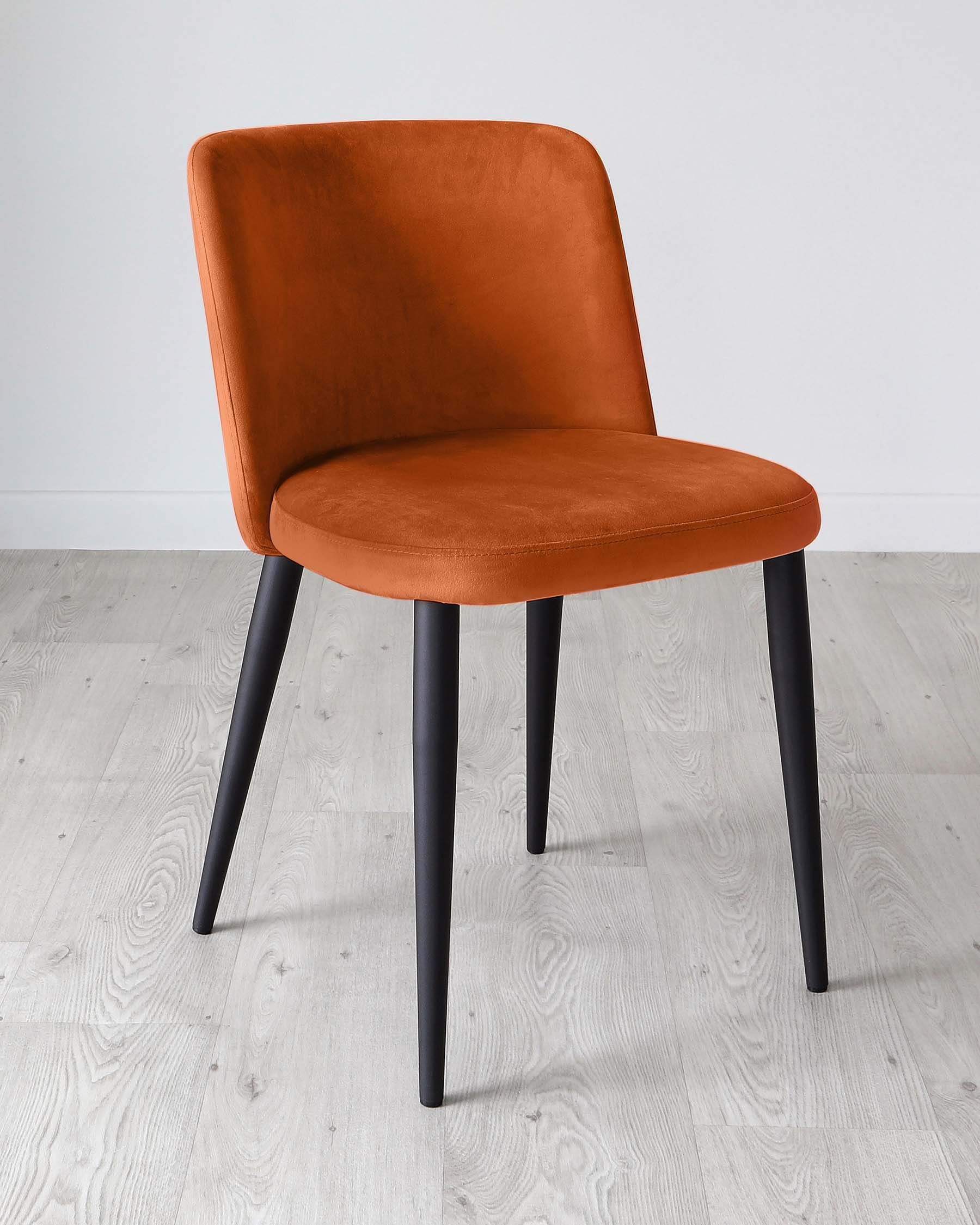 Rust Velvet Dining Chair - Dannie Muncy inside The Enduring Appeal of the Safavieh Couture Foster Dining Chair Rust/Black