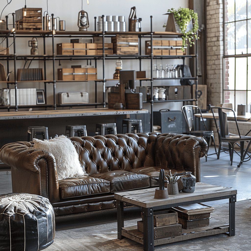 Rustic Industrial Decor inside Integrating vidaXL Furniture Effortlessly Into Your Industrial Decor