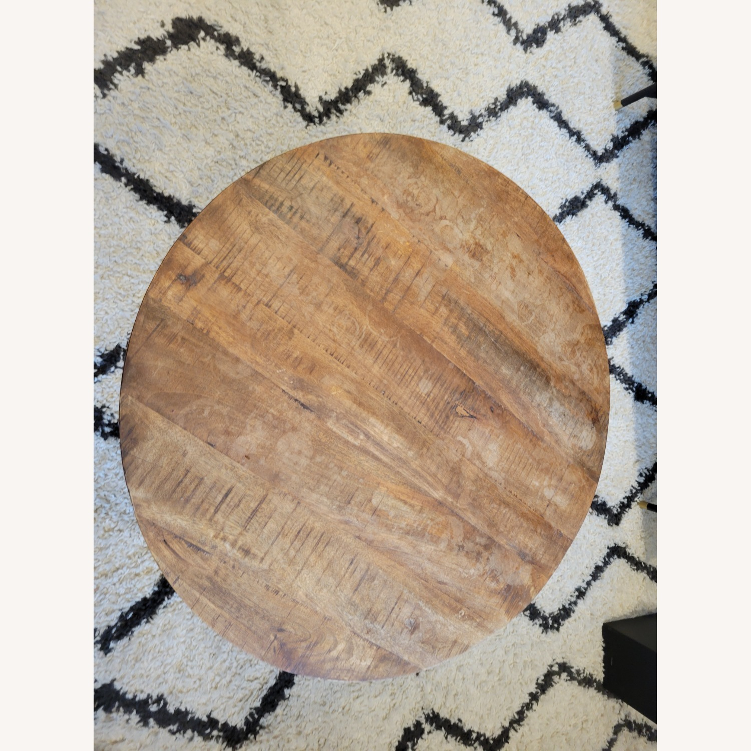 Safavieh Rustic Wood Industrial Modern Coffee Table - Aptdeco throughout The Safavieh Seth Coffee Table Practical Style for Modern Spaces