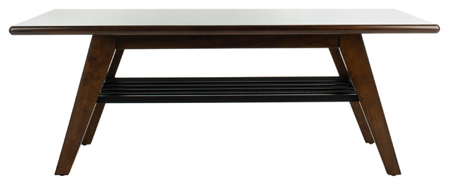 Safavieh Seth 2 Tier Coffee Table, #N/A - Transitional - Coffee Tables - By Safavieh | Houzz throughout Safavieh Seth 2 Tier Coffee Table, Walnut/Black