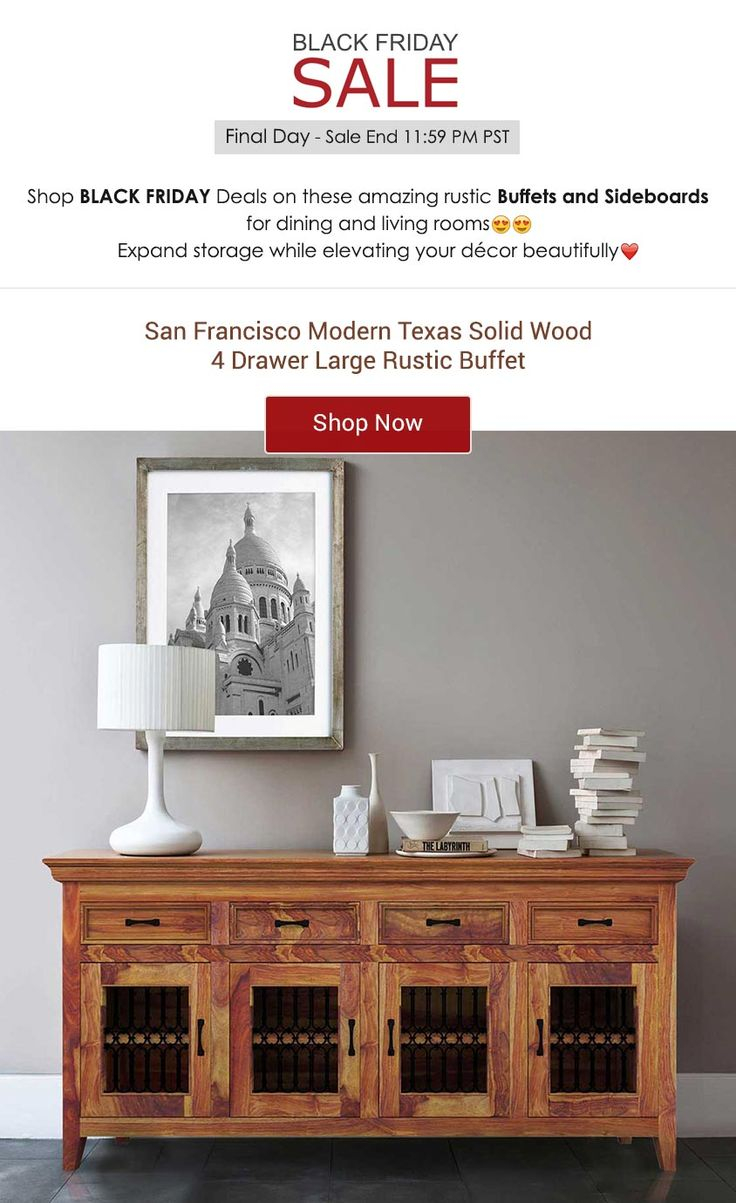 San Francisco Transitional Rustic And Iron Grill Door Large Buffet ... throughout Transitional Buffet Cabinet With 2 Doors, Oak &amp;amp; Black Wood-Iron Design