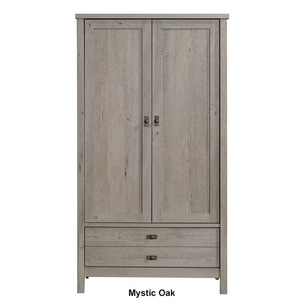 Sauder Cottage Road Armoire - Boscov&amp;#039;s with Discover the Charm of the Sauder Cottage Road Armoire in Mystic Oak
