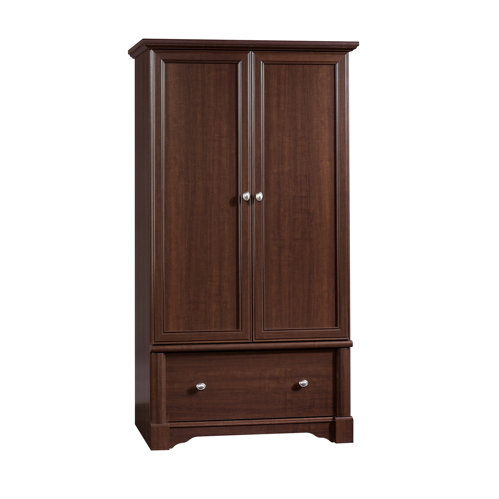 Sauder Palladia Armoire, Select Cherry Finish – Brickseek regarding Sauder Palladia Engineered Wood Wardrobe Armoire In Select Cherry