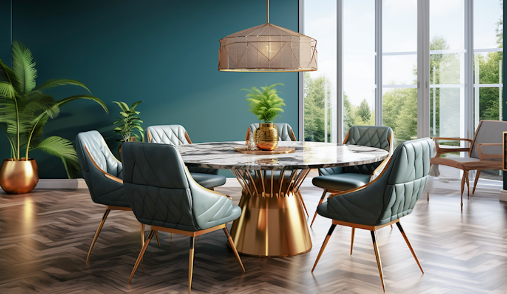 Set The Scene For Memorable Meals: Inspiring Dining Table Designs regarding East West Furniture Vancouver 5-Piece Dining Set With Wood Chairs In Linen White