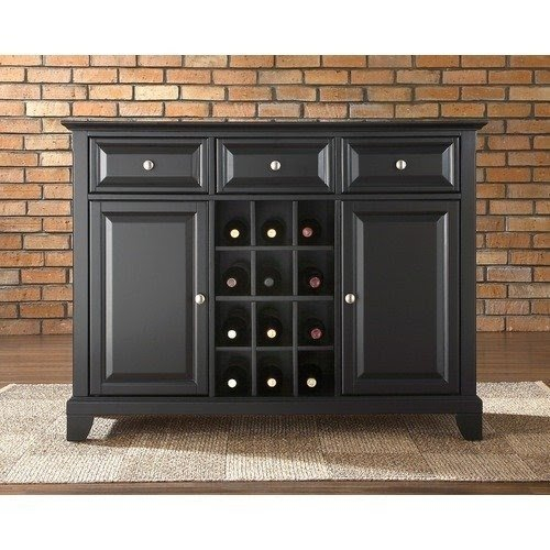 Sideboard Buffet With Wine Rack - Ideas On Foter throughout Crosley Furniture Roots Wood 2 Drawer Wine Rack Buffet In Natural