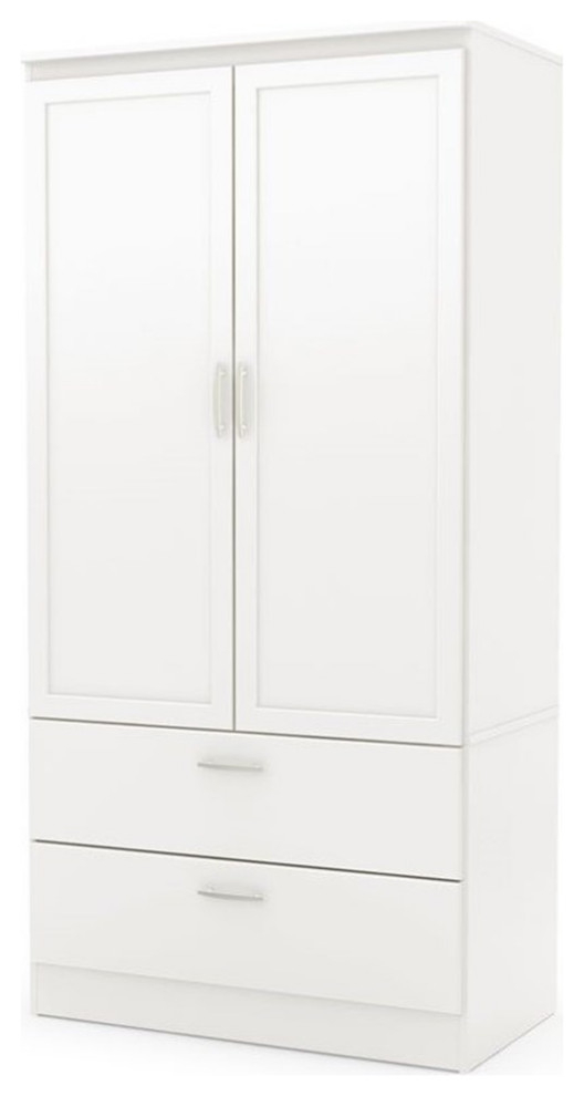 Styling Your Space The Versatile Appeal of the South Shore Acapella Wardrobe in Pure White