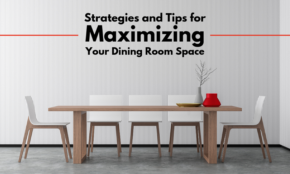 Strategies And Tips For Maximizing Your Dining Room Space - Bi-Rite ... inside Set Of 4 Alexa Dining Side Chairs W/Cushion And Round Dining Table Dark Walnut