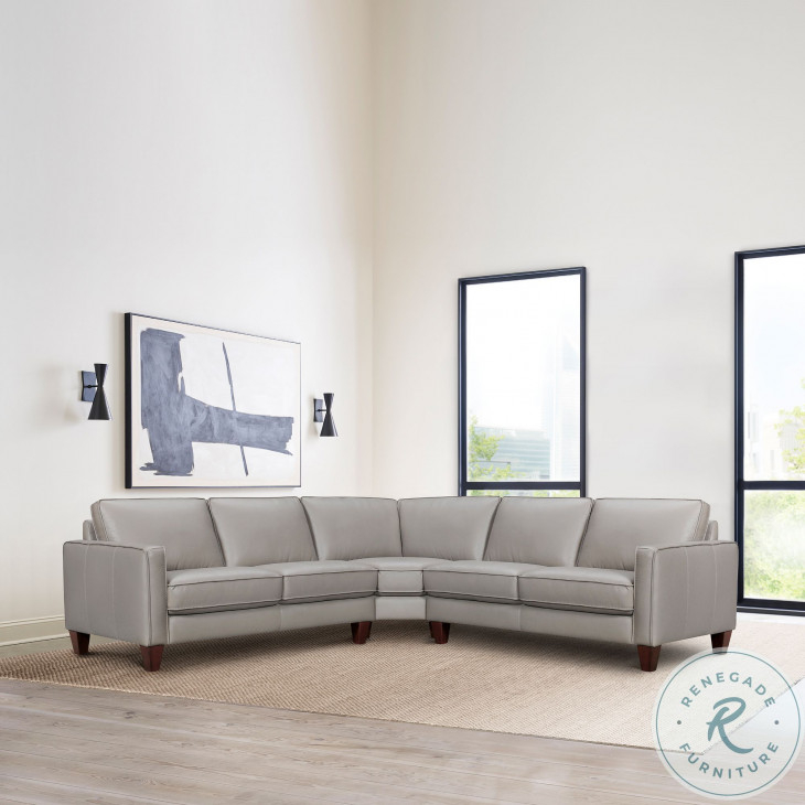 Summit Greige Sectional From Armen Living | Coleman Furniture in What to Expect from the Armen Living Ciara Upholstered Sectional
