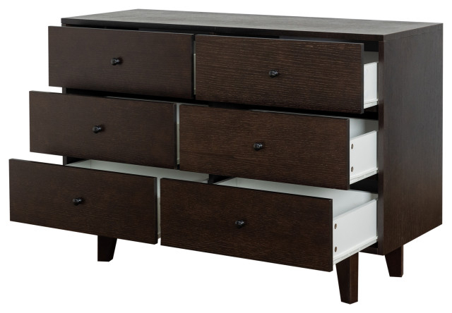 Tateus Retro Design Birch Wood Solid Wood Sideboard Cabinet Auburn, 6 ... intended for Beyond Storage How to Showcase Your TATEUS Auburn Cabinet