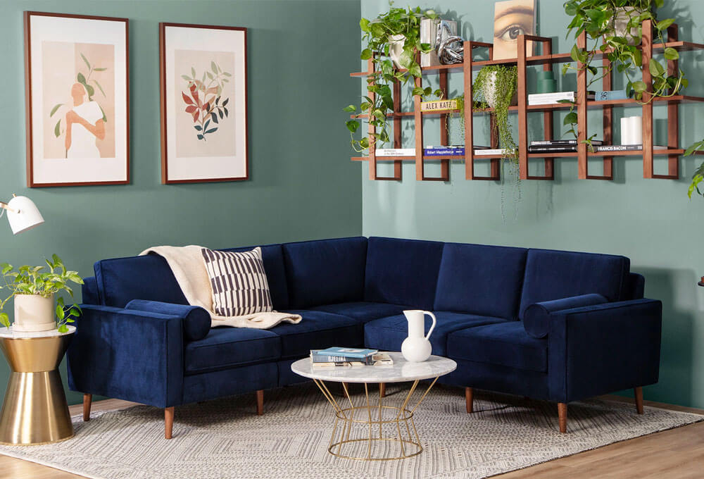 Crafting Your Cozy Corner The Arc Velvet Sectional