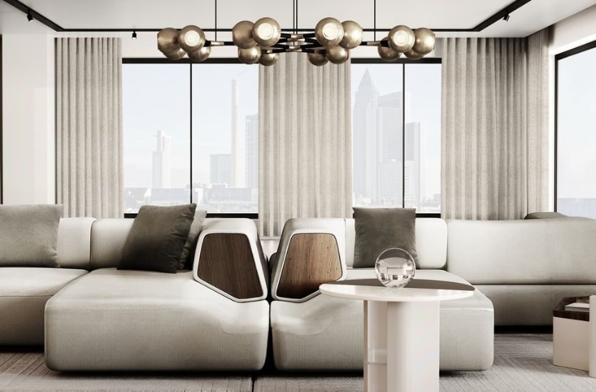 The Timeless Appeal Of A Light Neutral Color | Modern Furniture By Caffe Latte Home within Edgefield Modern 70&amp;quot; Solid Wood Sideboard Buffet, Cupola Yellow