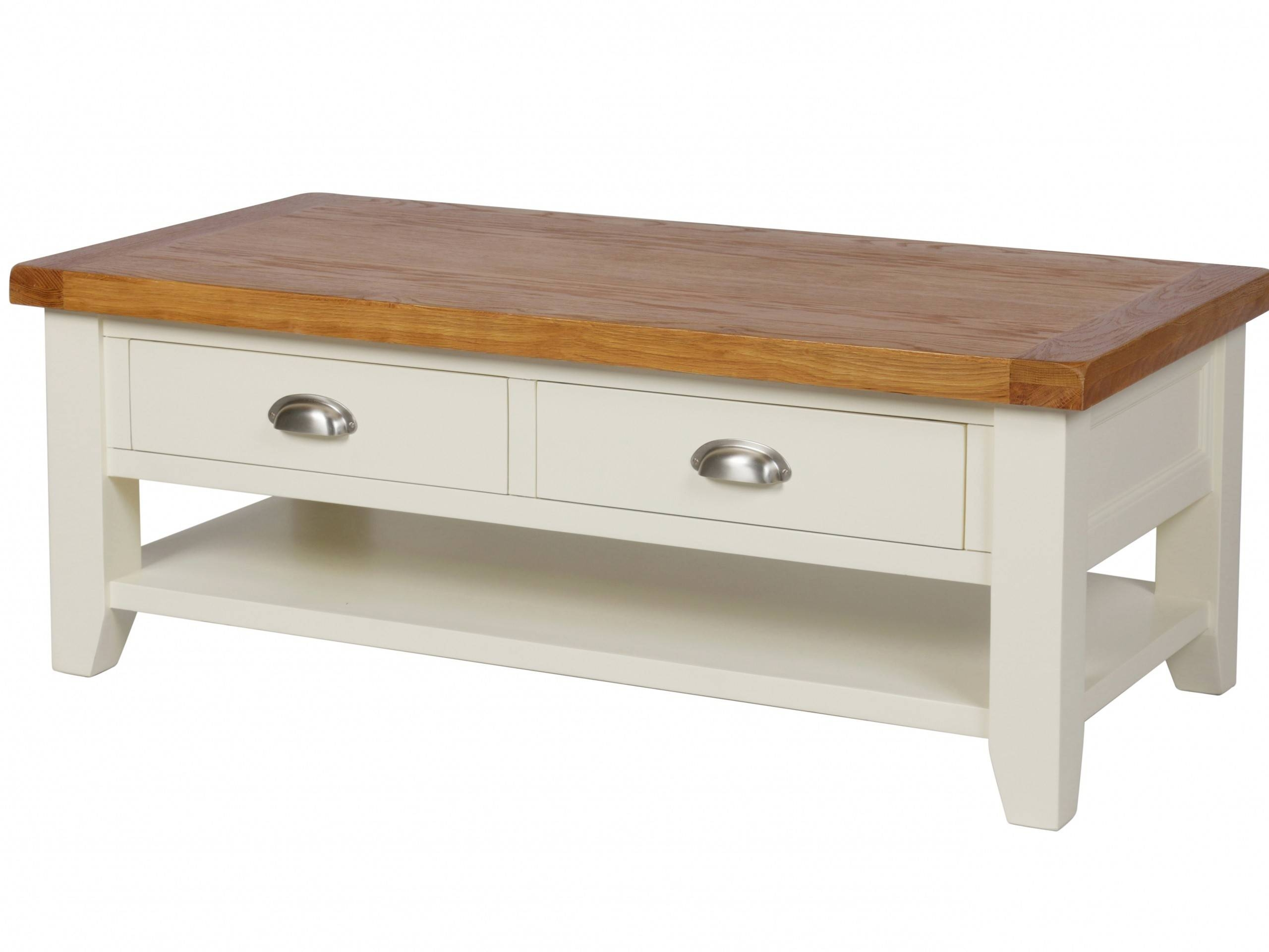 Top 25 Of Cream Coffee Tables With Drawers pertaining to Rhodes Coffee Table / End Table, Cream, Coffee Table