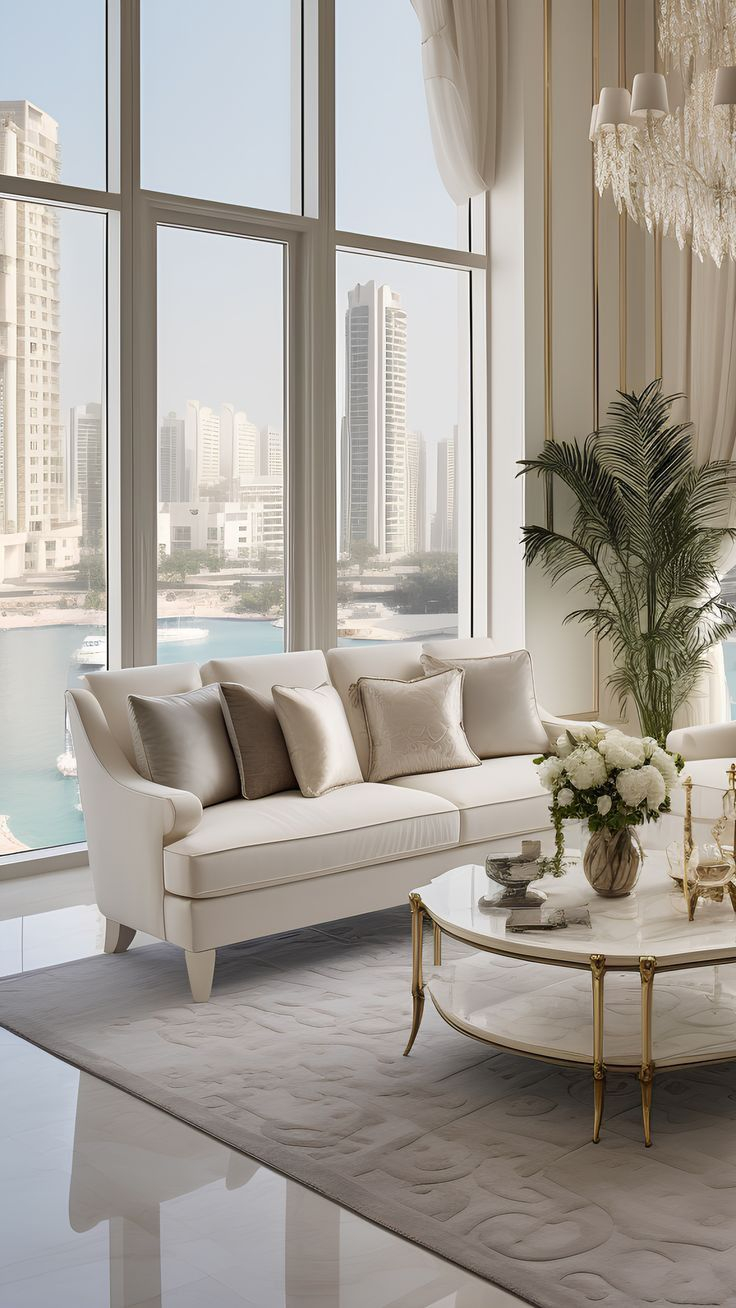 Transforming Your Home Into A Bright And Airy Space In 2024 | Classy ... in Transforming Your Home Aesthetic with the Maklaine Velvet Sectional