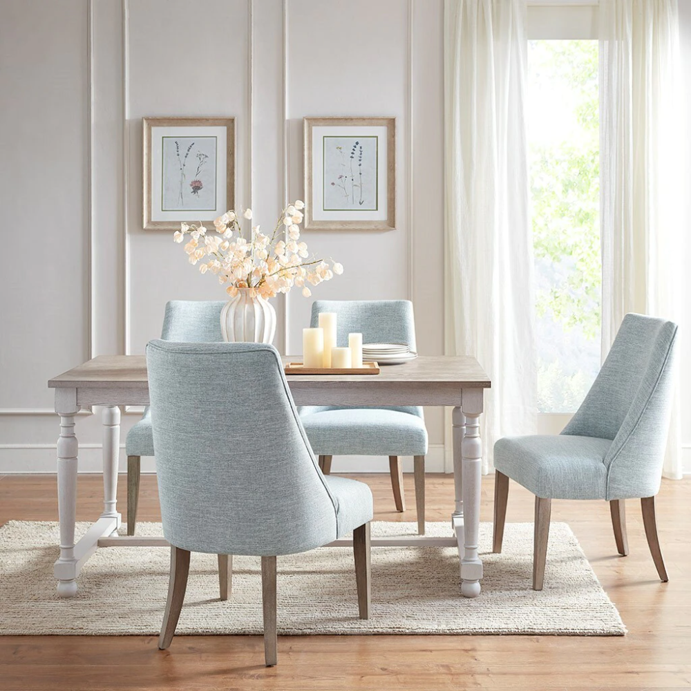 Upholstered Blue Dining Room Chairs At Willy Booth Blog for Elise Dining Chair, Pale Blue