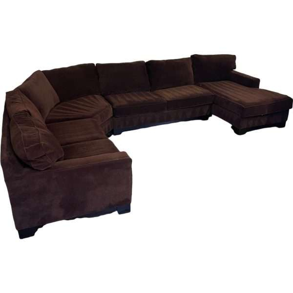Used 4-Piece Brown Sectional | Oneup Furniture | Philadelphia, Pa regarding Maximizing Comfort and Style The Sterling 4-Piece Brown Sectional