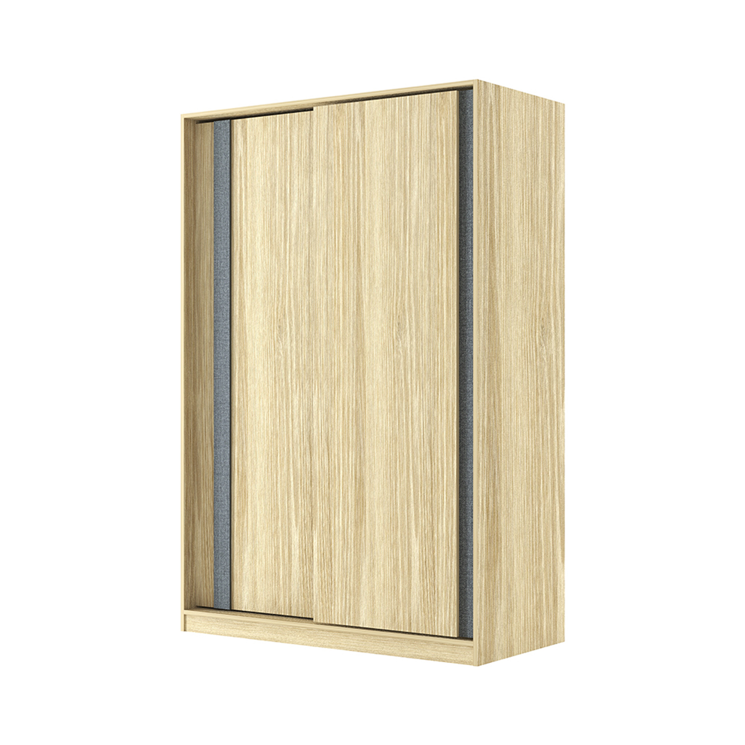 Vivo Sliding Wardrobe 120Cm (Natural-Oak) - Furniture Source Philippines throughout Oak Solid Wood Sliding Door Storage Wardrobe, Creamy/Natural, 62.9X24.4X78.7&amp;quot;