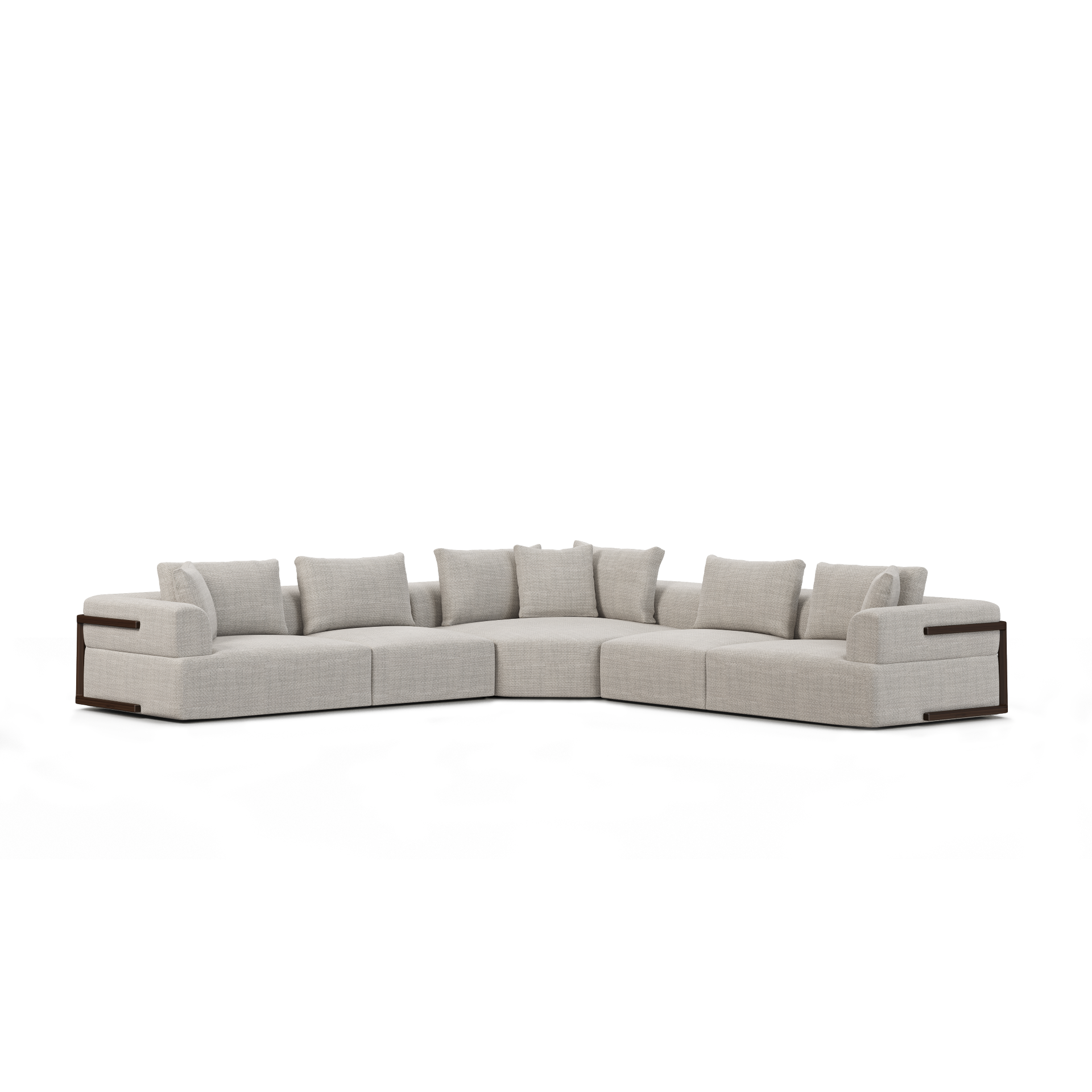 Warner Gray 3 Piece Sofa Set W/Corner Piece | Mercana - Latest Furniture Trends &amp;amp; Stylish Home ... intended for The Versatility of the Warner Gray 3-Piece Sofa Set With Corner-Piece for Modern Homes