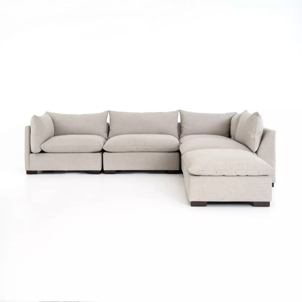 Westwood 4-Piece Sectional Bennett Moon Four Hands with regard to Westwood 3-Piece Sectional, Bennett Moon