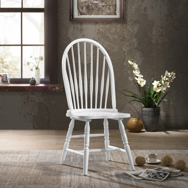 The Versatile Beauty of Pure White Windsor Dining Chairs Explained