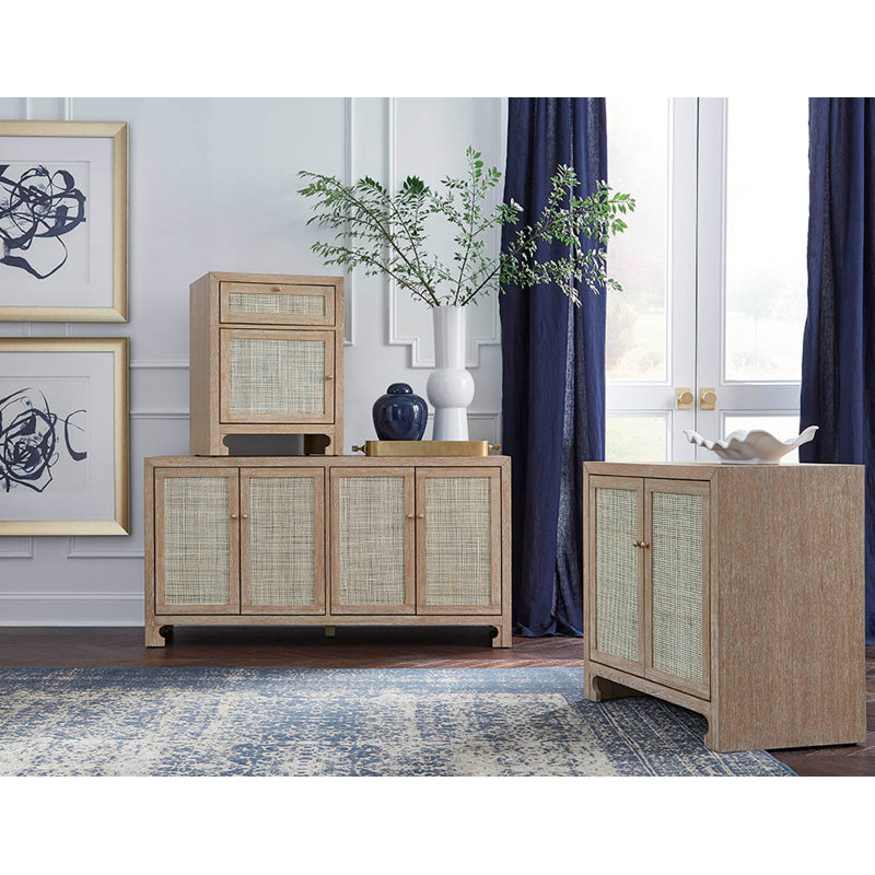 Worlds Away Sofia 58&amp;#039;&amp;#039; Solid Wood Sideboard | Wayfair with regard to Sophia 3-Drawer 3-Door Carved Solid Wood Sideboard