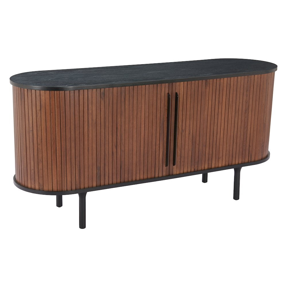 Zuo Koriana Sideboard Black &amp;amp; Walnut - Walmart.com with Unlocking the Style Potential of Your Koriana Sideboard in Black/Walnut