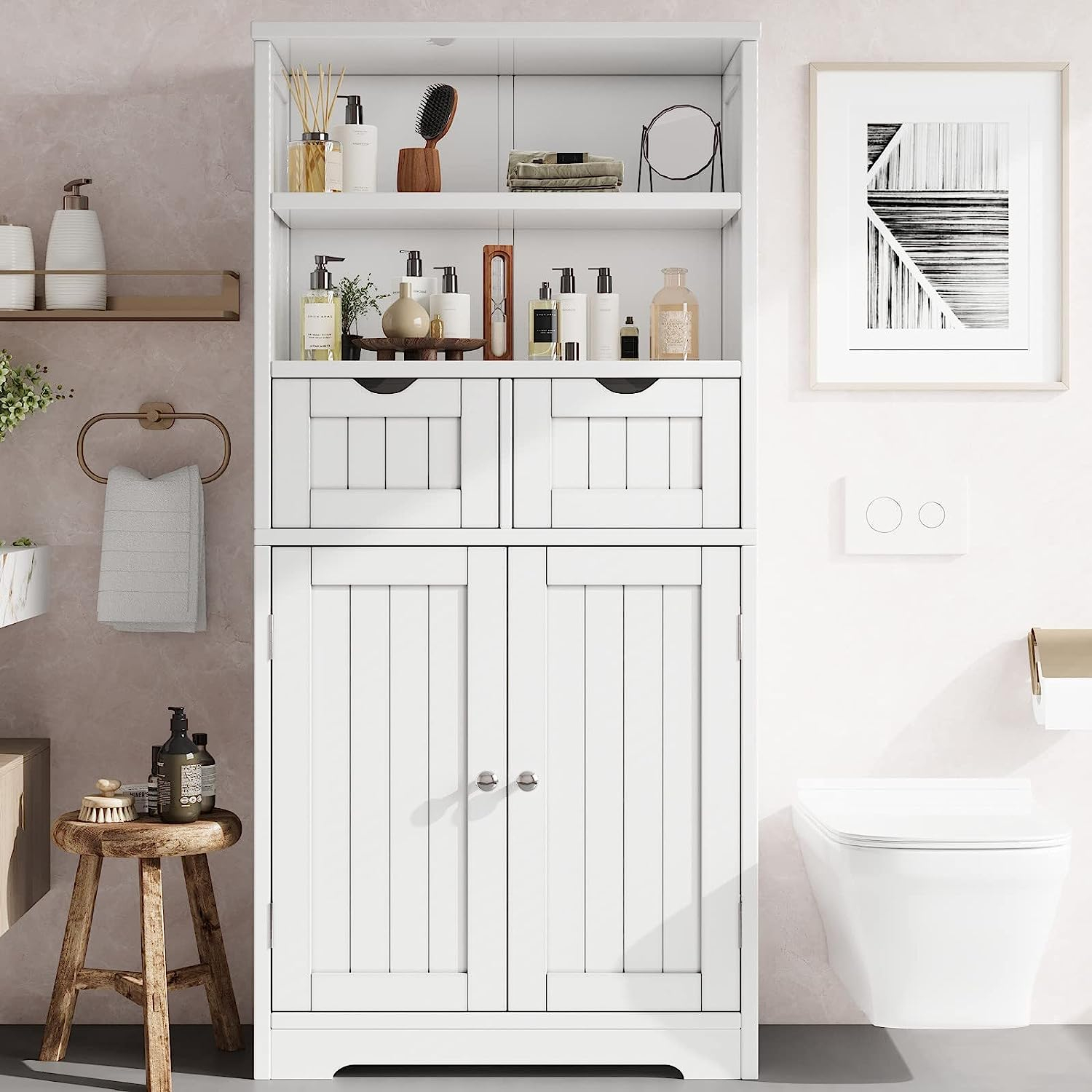 Exploring medium cabinet options that enhance bathroom storage and aesthetics