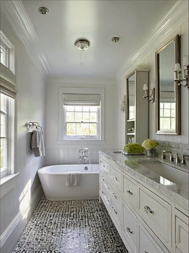 15+ Small White Bathroom Ideas To Maximize Space(Easy Tips) - Homezillo within The Psychology Behind Choosing White Bathroom Fixtures and Their Impact on Space