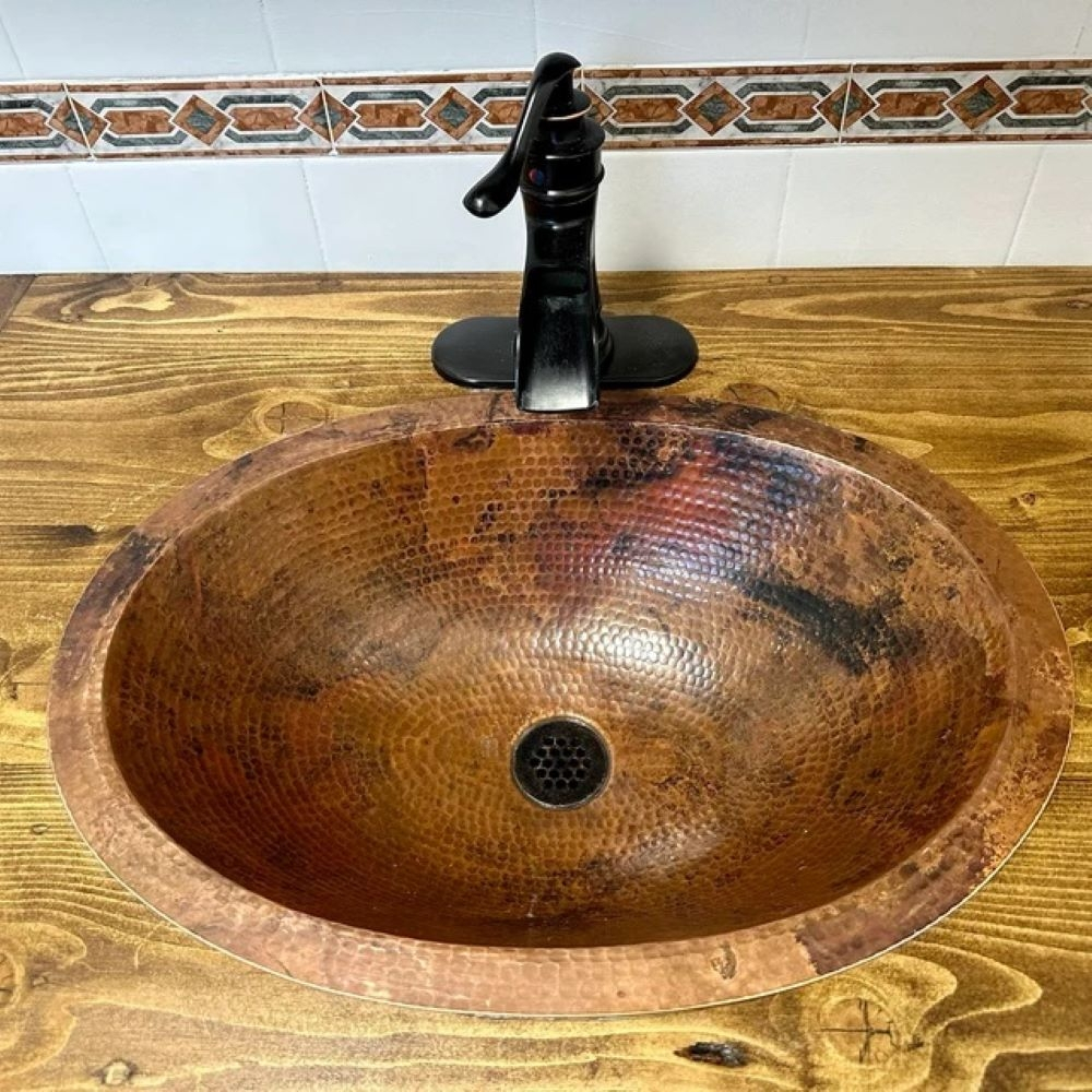 19&amp;quot; Rustic Oval Copper Bathroom Sink intended for Struggling With 19&amp;amp;quot; Oval Copper Bath Sink Installation? Here&amp;amp;#039;s What&amp;amp;#039;s Wrong