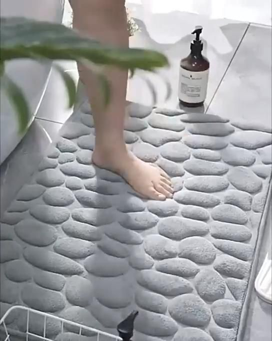 2023 New Arrival Cobblestone Embossed Bathroom Bath Mat [Video] [Video ... throughout Struggling With WS Bath Mood 25-5/8&amp;quot; Tiles? Here&amp;#039;s What&amp;#039;s Actually Wrong