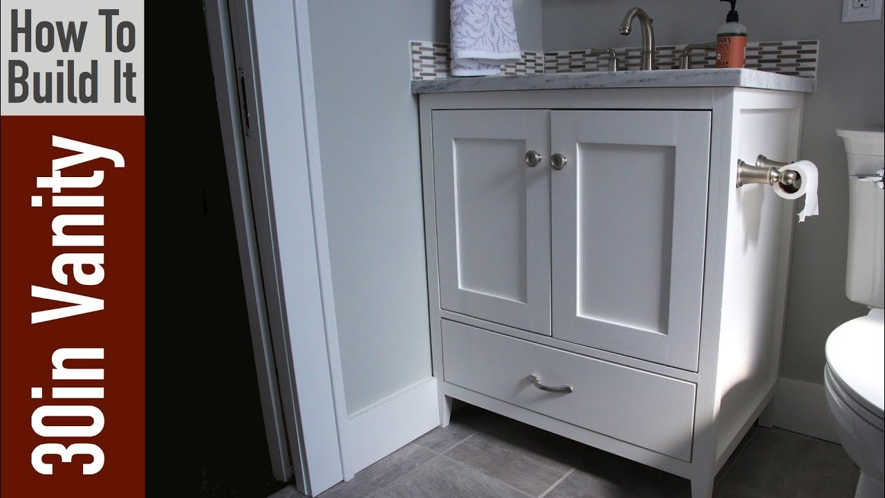 30 Inch Bathroom Vanity Without Top / Ashburn 30-Inch Vanity Cabinet In ... inside 30&amp;quot; Vanity