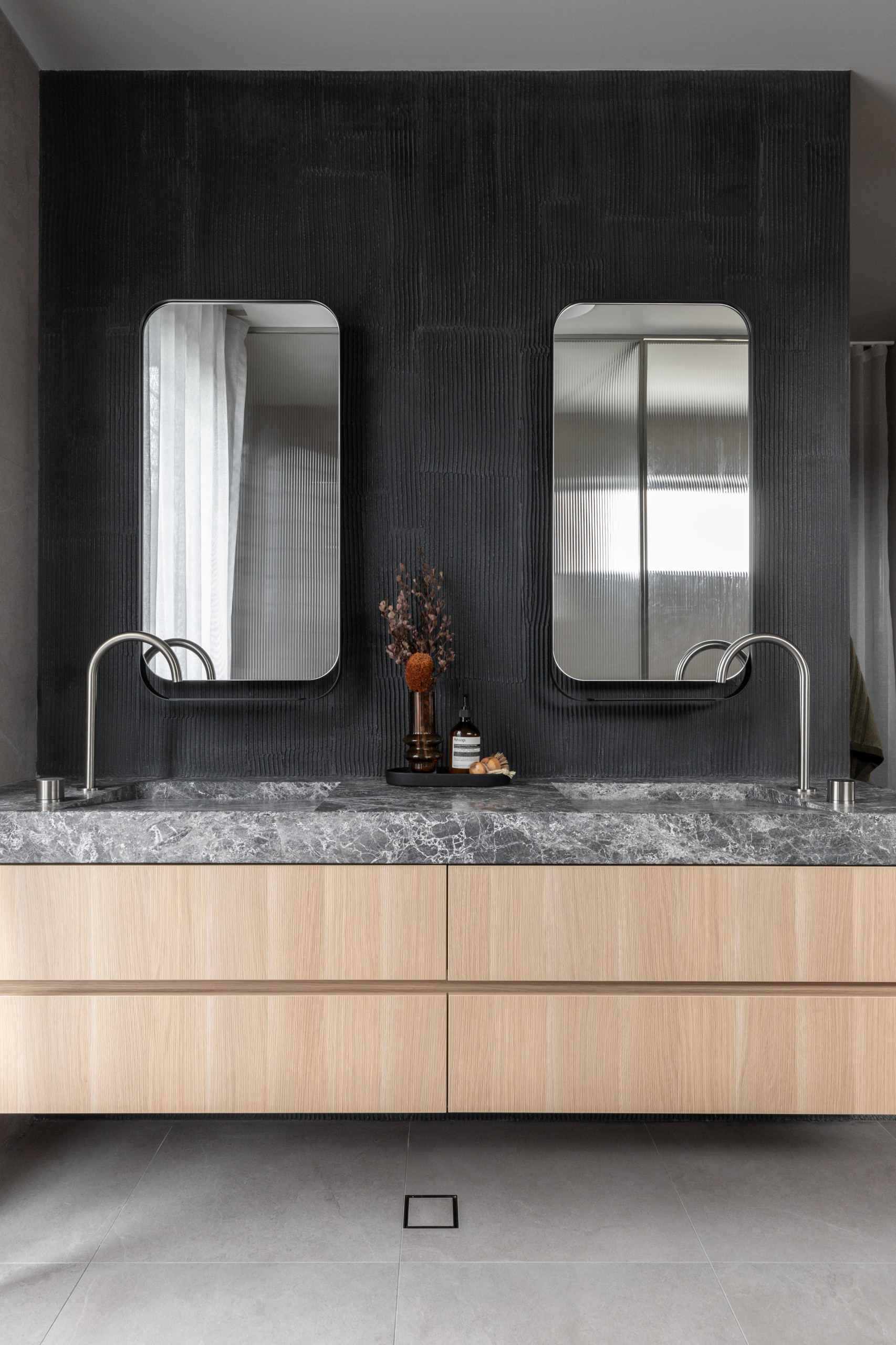 35+ Modern Bathroom Vanity Ideas ( Sleek ) - Vanities within Markham 48&amp;quot; Bathroom Vanity, Cashmere Gray/Satin Brass, 48&amp;quot;