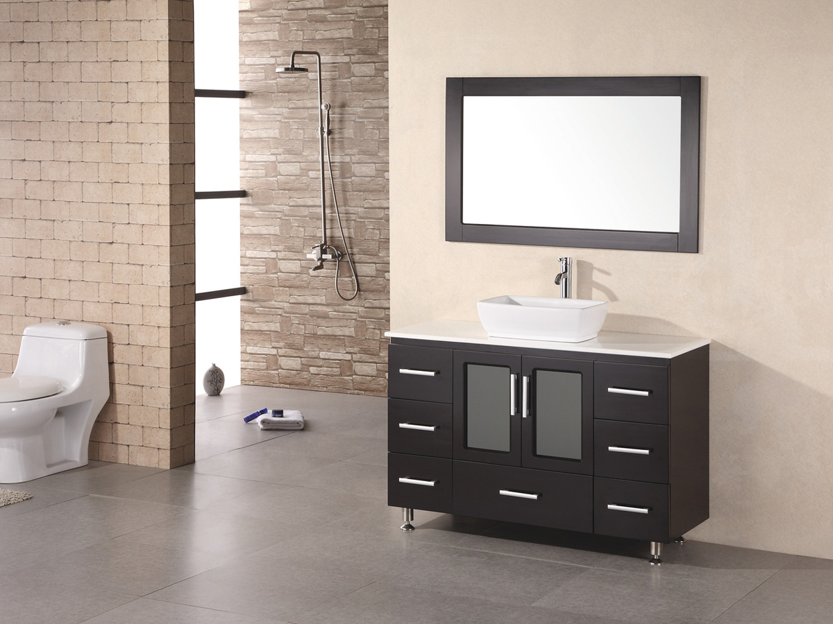 Maximizing Small Spaces with a 48 inch Espresso Bathroom Vanity Solution