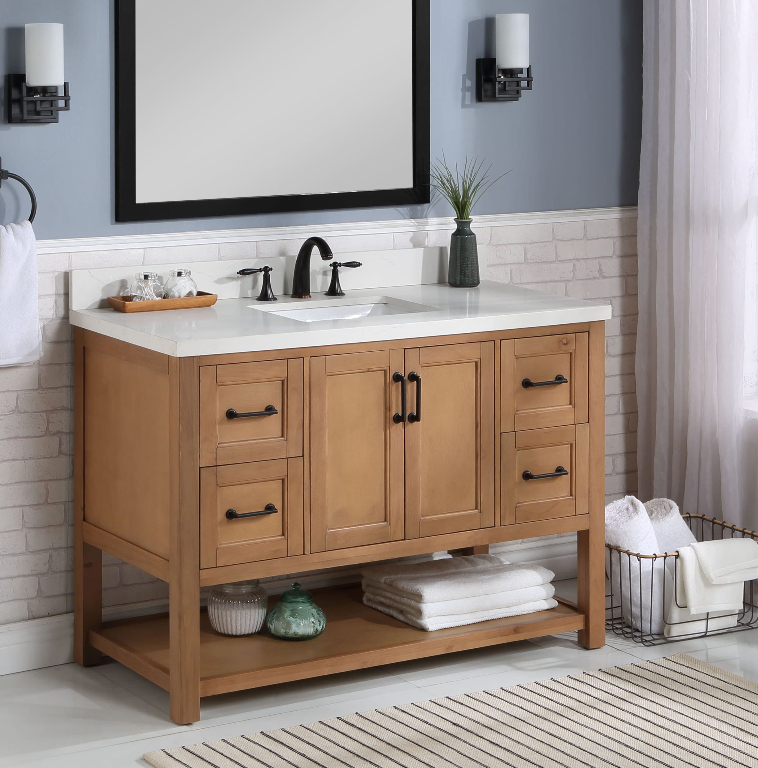 How to Select the Perfect 48" Bathroom Vanity for Your Space and Style Preferences