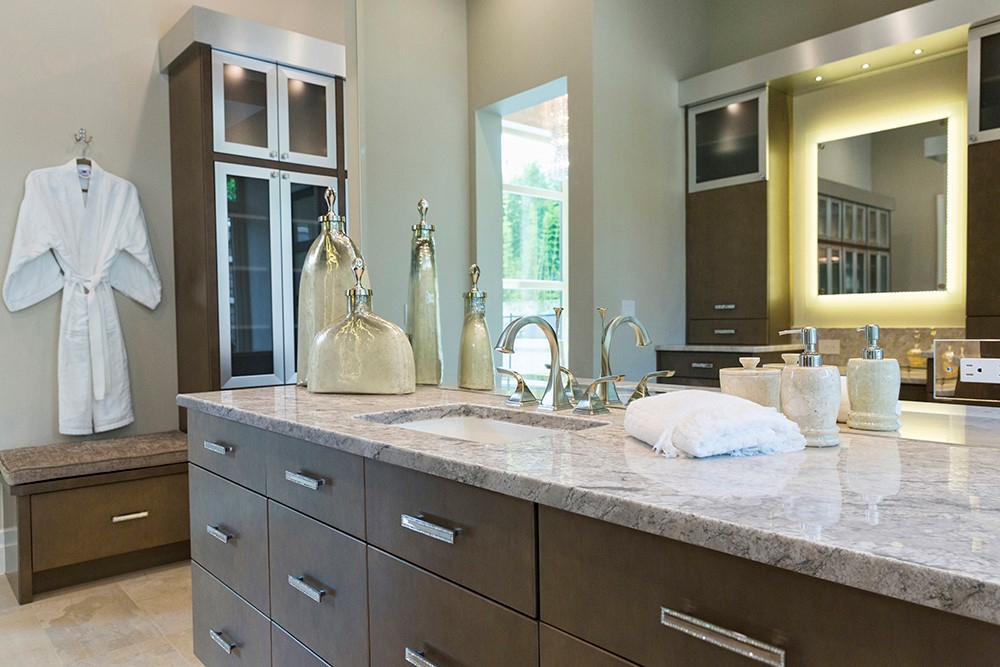 5 Stunning Granite Colors For Every Bathroom Aesthetic intended for 49X22 Wheat Granite Vanity Countertops, 4 Faucet Spread