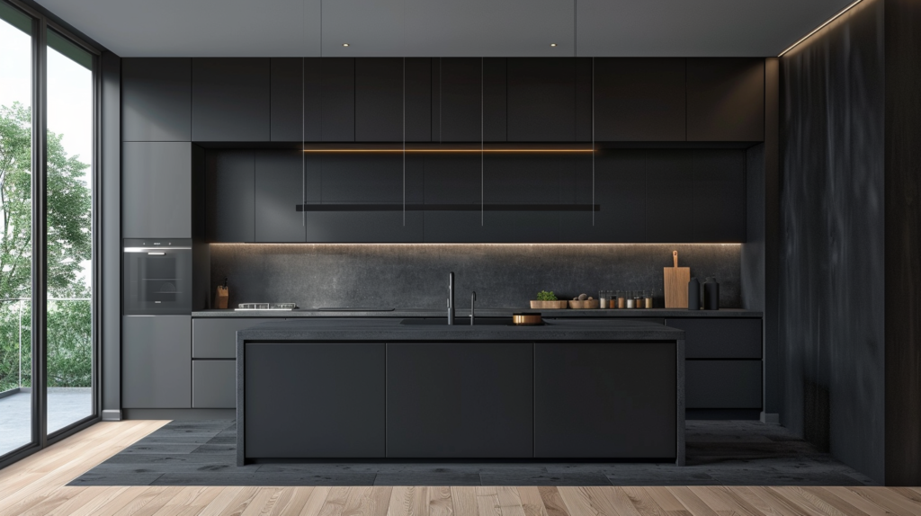 How the Matte Black Finish Enhances Kitchen Aesthetics