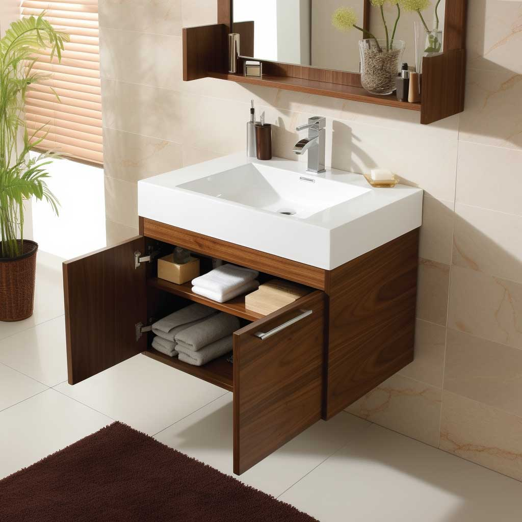 Maximizing Counter Space with Modern Vanity Designs