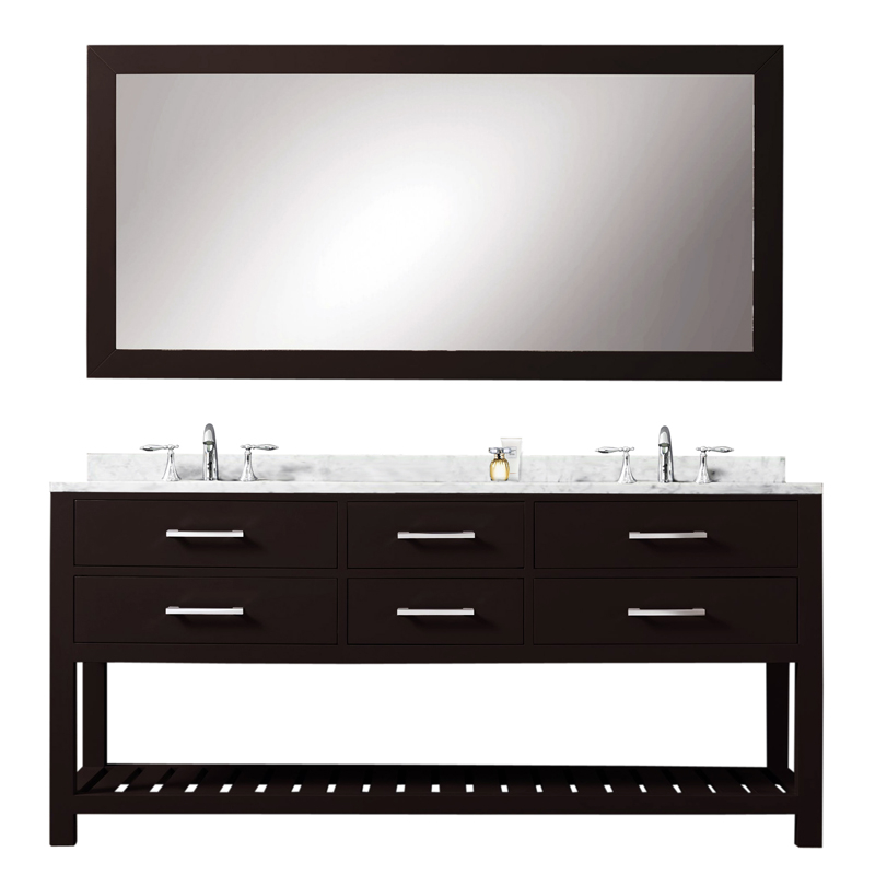60 Inch Espresso Double Sink Bathroom Vanity within 60&amp;quot;Sgl Bathroom Vanity Espresso