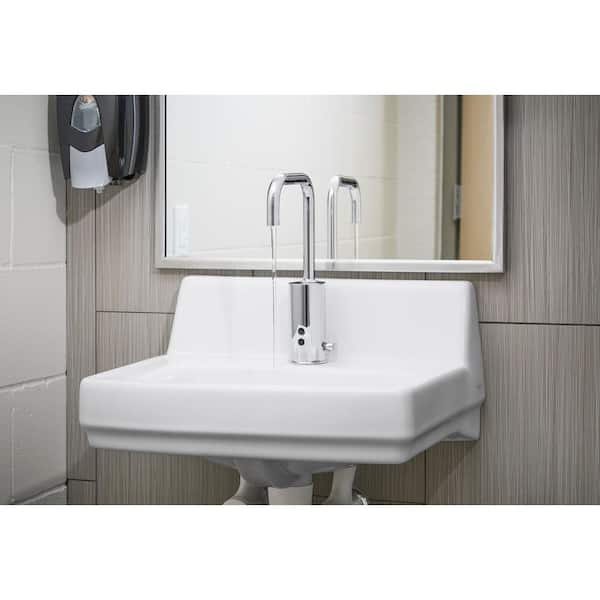 Ada Compliant - Wall Mount Sinks - The Home Depot in Ada Ceramic Wall Mounted Sink, Single Hole, 27.6&amp;quot;X17.7&amp;quot;, Unlimited 70.01