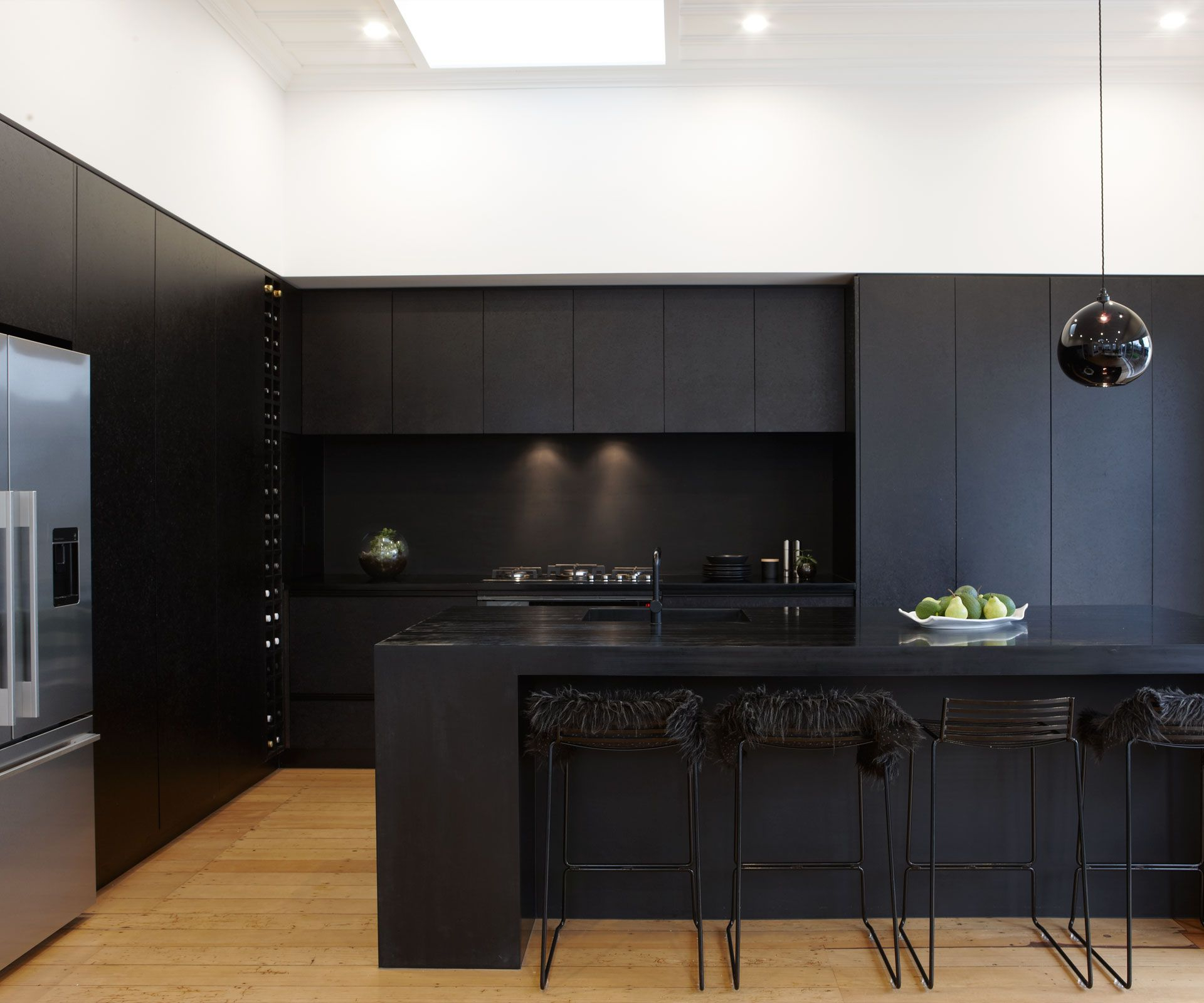 After Completing A Glossy White Kitchen In Their Previous Home, This ... throughout Swiss Madison Sm-Ps306 Sublime 24-3/8&amp;quot; Rectangular Ceramic - Matte Black
