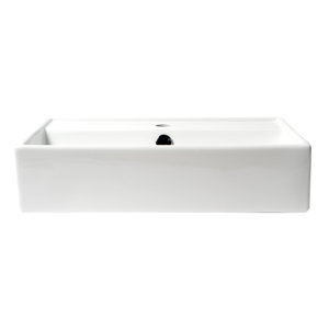 Alfi Brand 12.25&amp;#039;&amp;#039; White Porcelain Rectangular Wall Mount Bathroom Sink ... in Alfi Brand Ab112 28&amp;quot; Porcelain D-Bowl Wall Mounted Bathroom Sink - White
