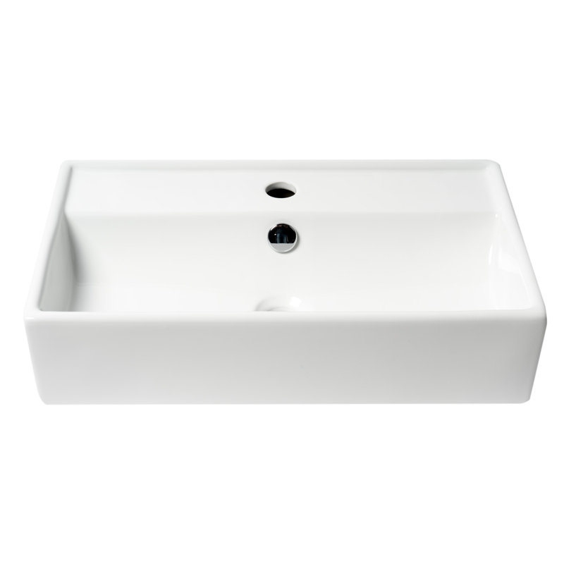 Alfi Brand 12.25&amp;#039;&amp;#039; White Porcelain Rectangular Wall Mount Bathroom Sink ... intended for Struggling With ALFI Sink Installation? Here&amp;amp;#039;s What Went Wrong