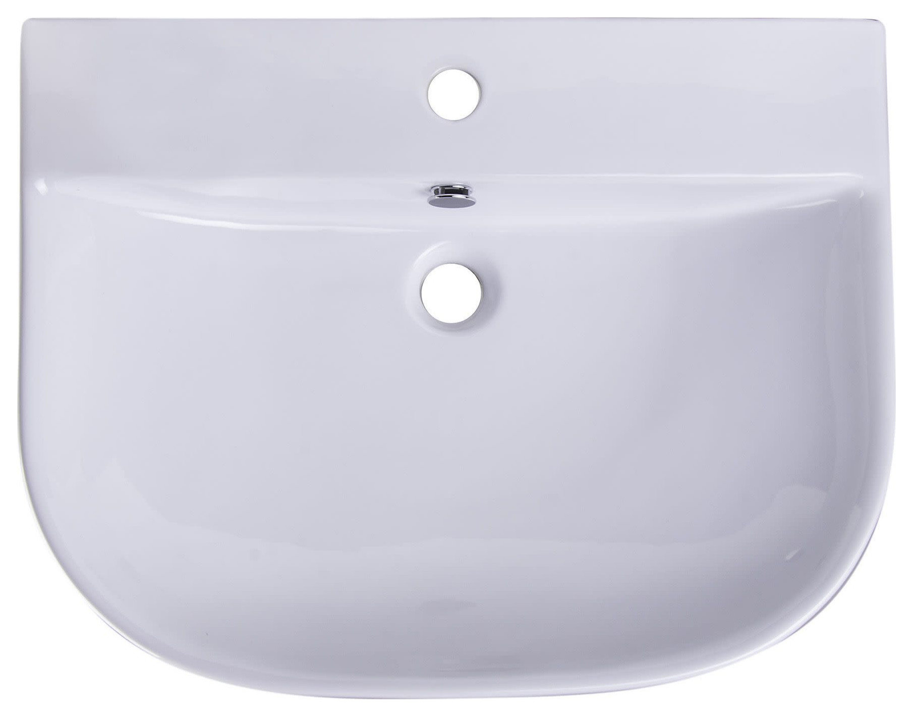 Alfi Brand Ab111 24&amp;quot; Porcelain D-Bowl Wall Mounted Bathroom Sink ... throughout Alfi Brand Ab112 28&amp;quot; Porcelain D-Bowl Wall Mounted Bathroom Sink - White