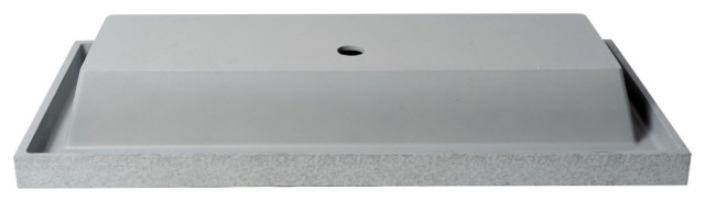 Alfi Brand Abco40Tr 39-1/4&amp;quot; Rectangular Concrete Semi-Recessed ... throughout Practical Applications of ALFI ABCO40TR 39-14 inch Concrete Semi-Recessed Systems