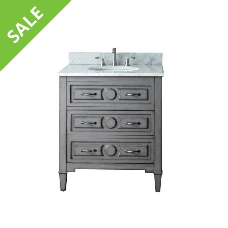 Avanity Allie-Vs43-Tgg-C Allie 43 Inch Vanity Combo In Twilight Gray ... inside Avanity Allie 43 In