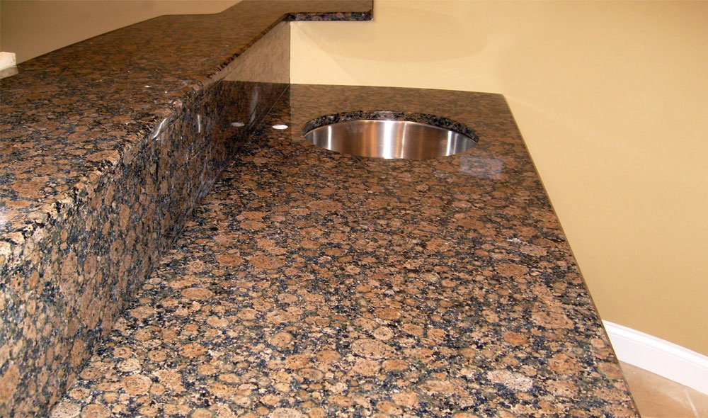 Baltic Brown Granite Countertops | Hawk Haven regarding 49X22 Baltic Brown Granite Vanity Countertops, 8 Faucet Spread